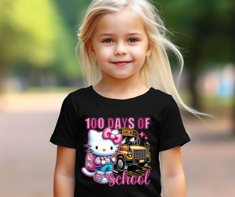 100 Days of School Kitty