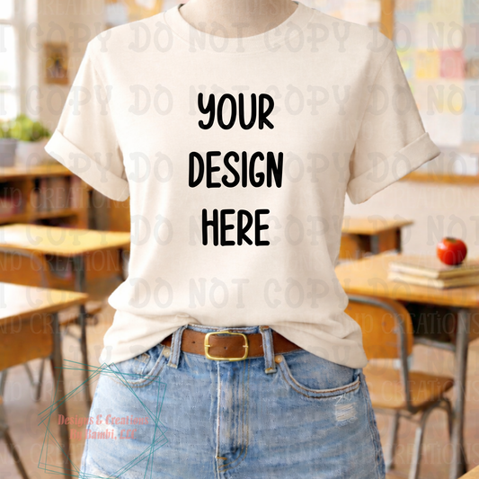 Classroom Boutique Tshirt Apparel Mock Ups