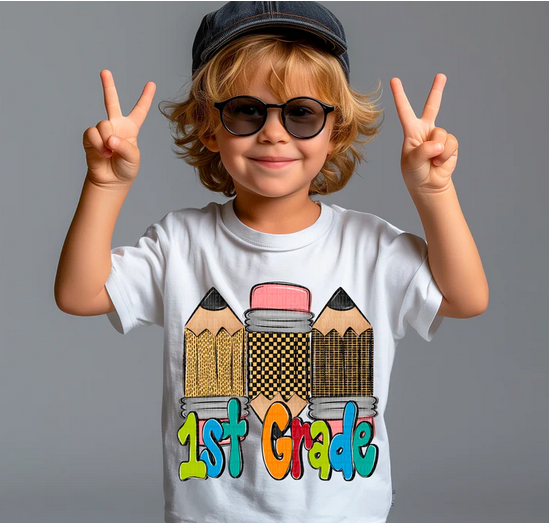 Doodle Pencil (Boy) School Grades Collection