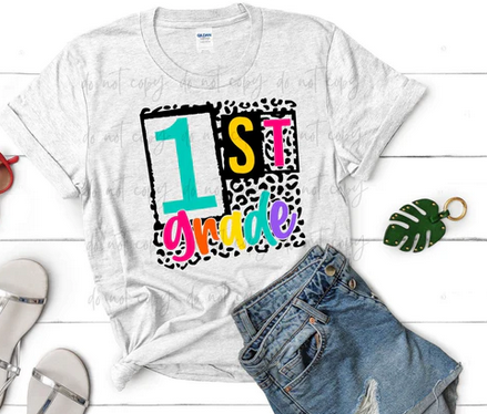 Back To School Leopard Bright Grades Collection