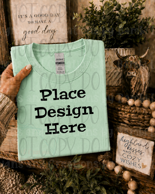 Farmhouse Boutique Aesthetic Apparel Mock Ups (Bella Canvas, Comfort Color, and Gildan Brand)