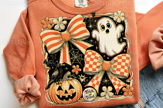 Coquette Ghost & Bow Halloween