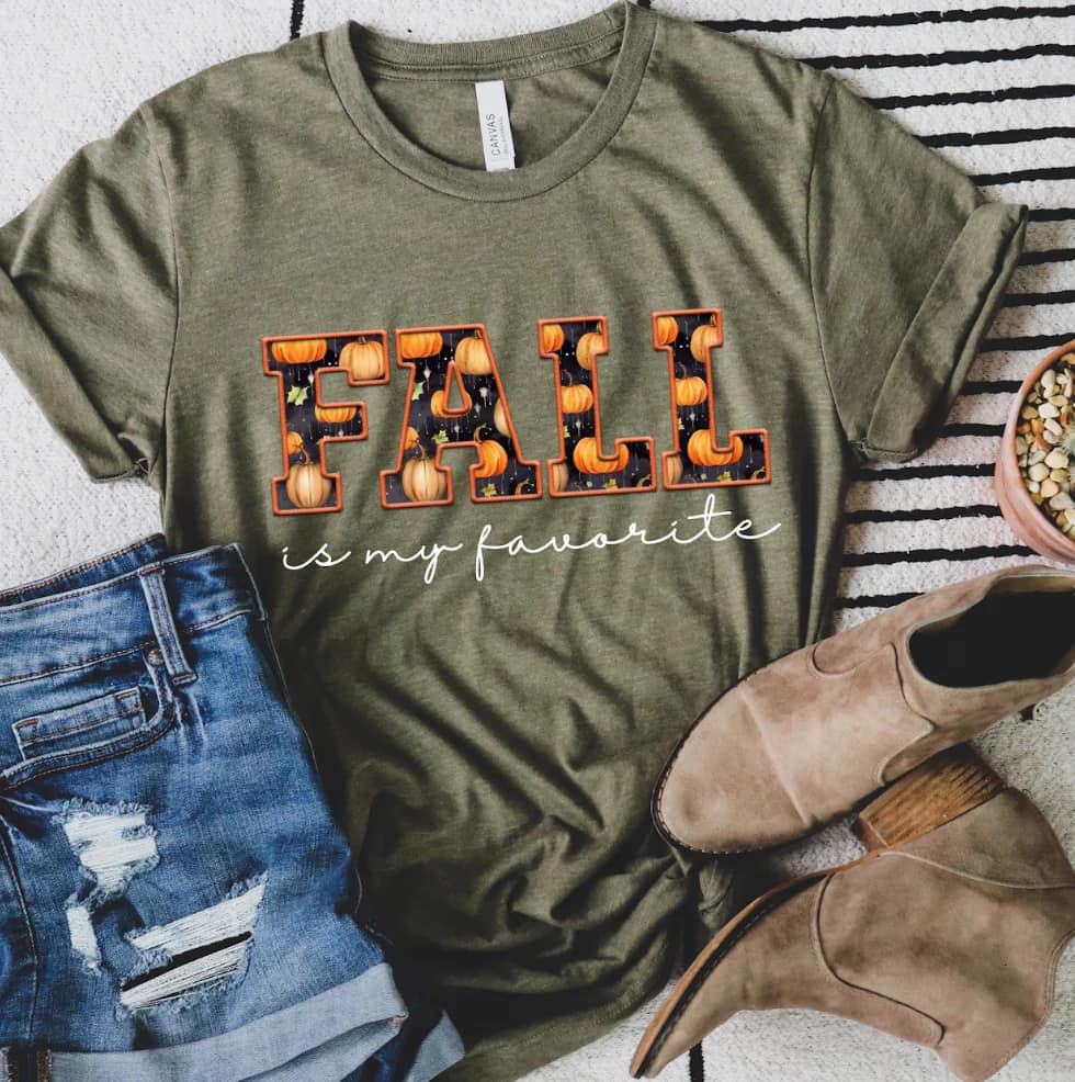 Fall is My Favorite Faux Embroidery