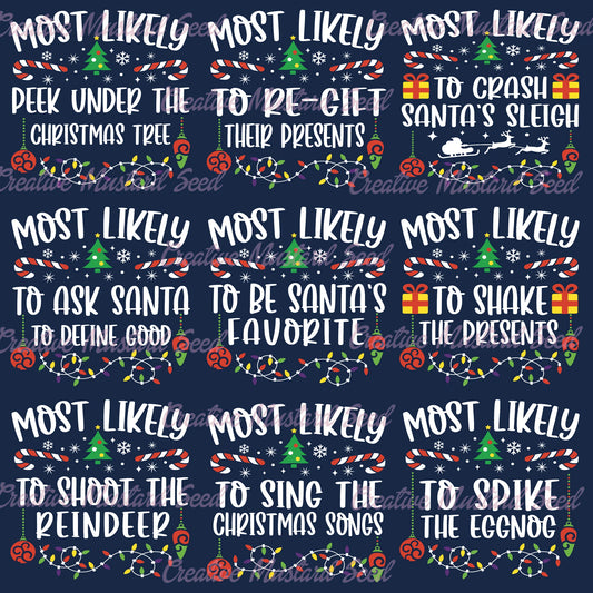 Most Likely Christmas Set with Lights