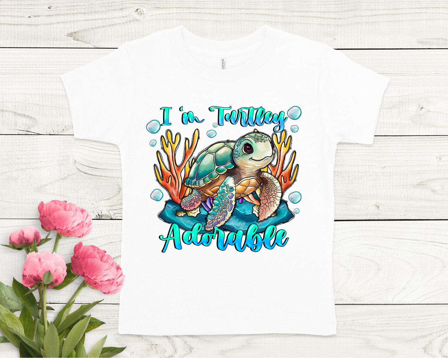 I'm Turtley Awesome Completed Tee- Kid