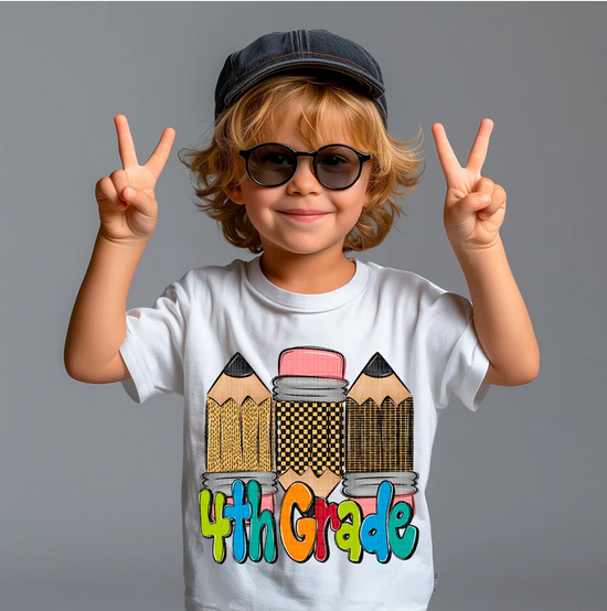 Doodle Pencil (Boy) School Grades Collection