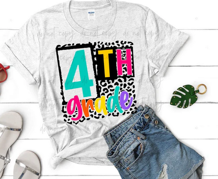 Back To School Leopard Bright Grades Collection