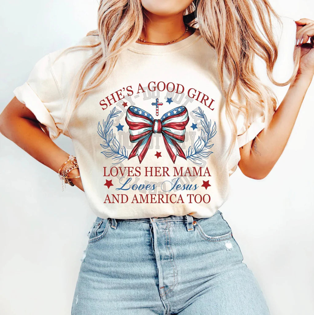 4th Of July Patriotic Bow
