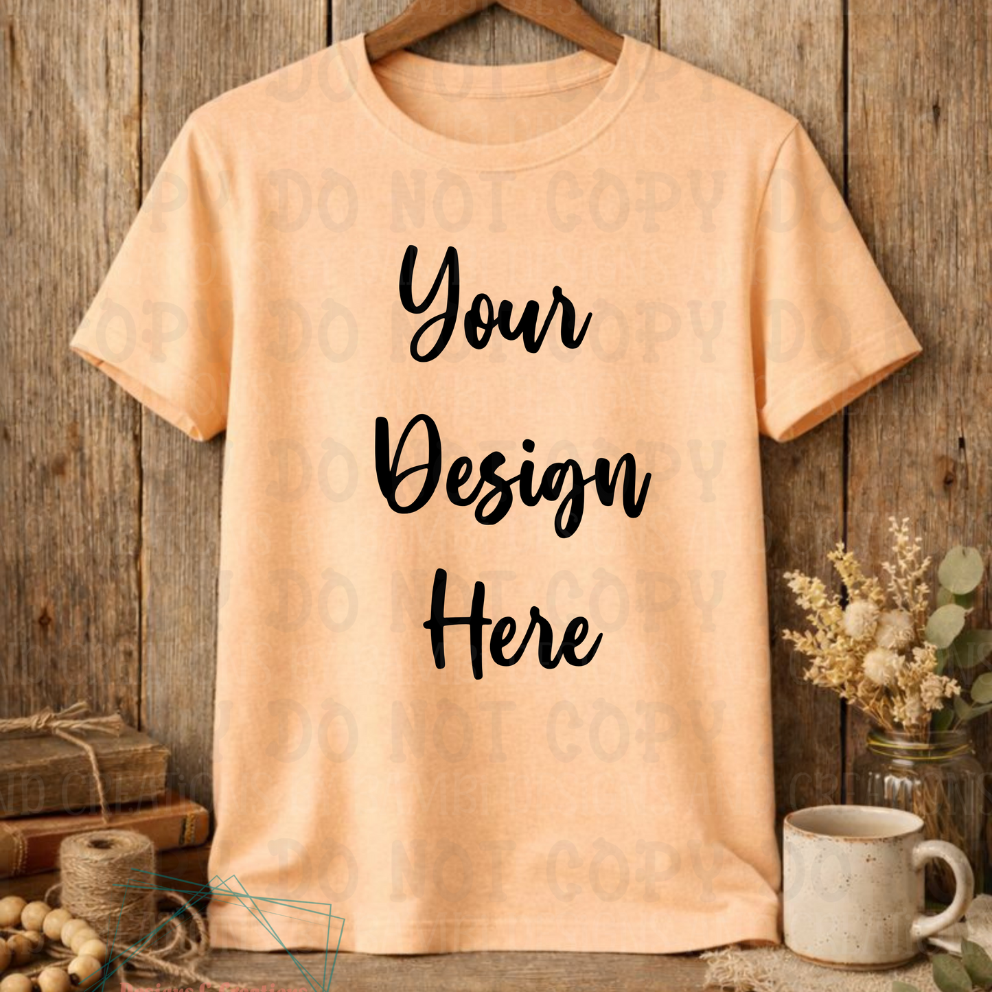 Rustic Hanging Tshirt Apparel Mock Ups