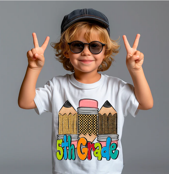 Doodle Pencil (Boy) School Grades Collection