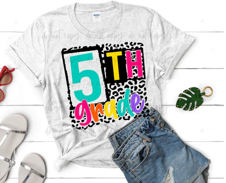 Back To School Leopard Bright Grades Collection
