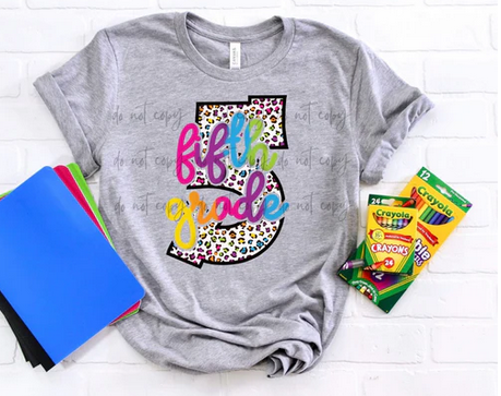 Back To School TD Leopard Grades Collection