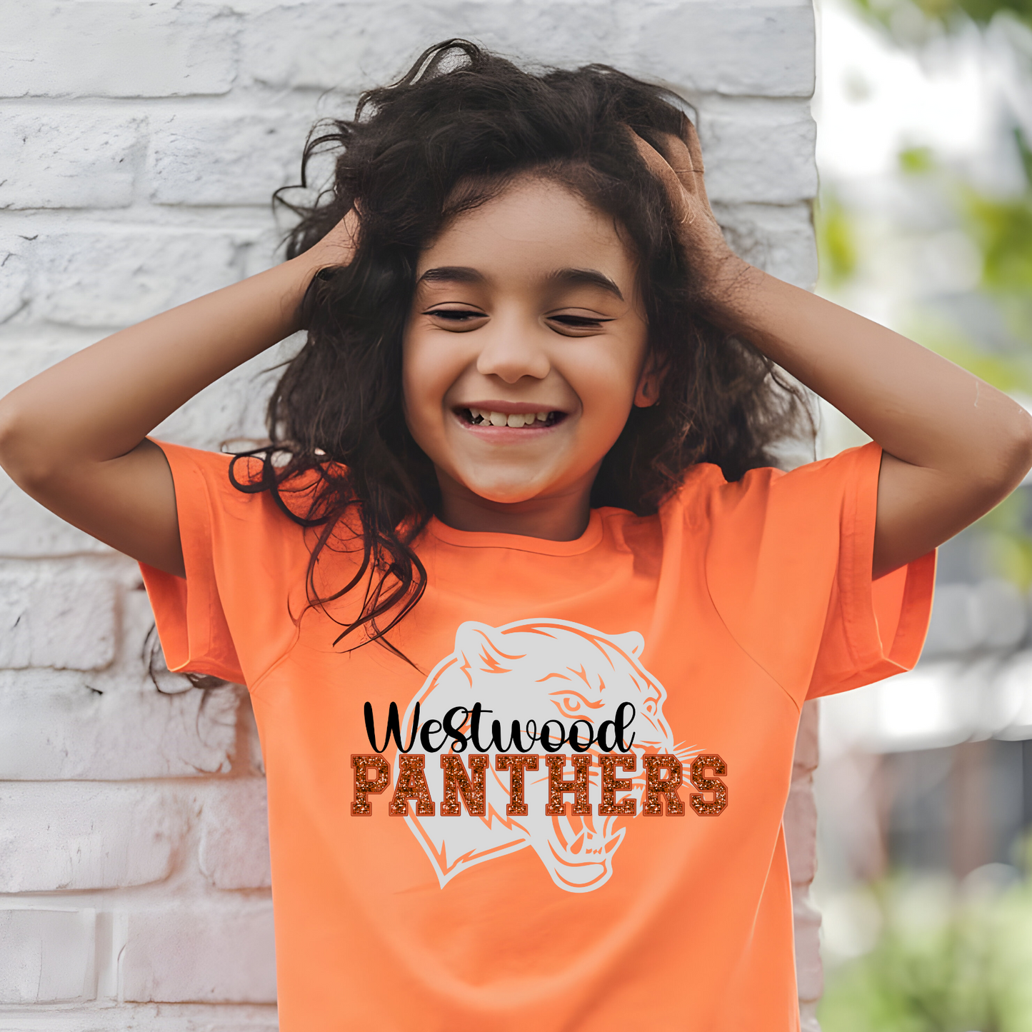 Westwood Panthers with Panther Head in Background