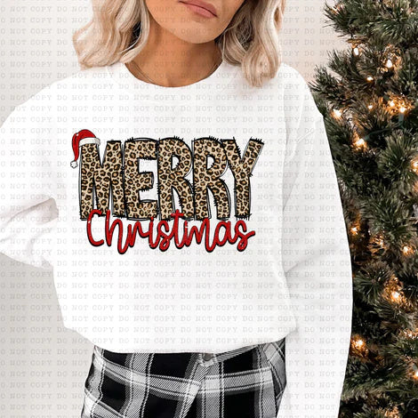 Leopard Merry Christmas