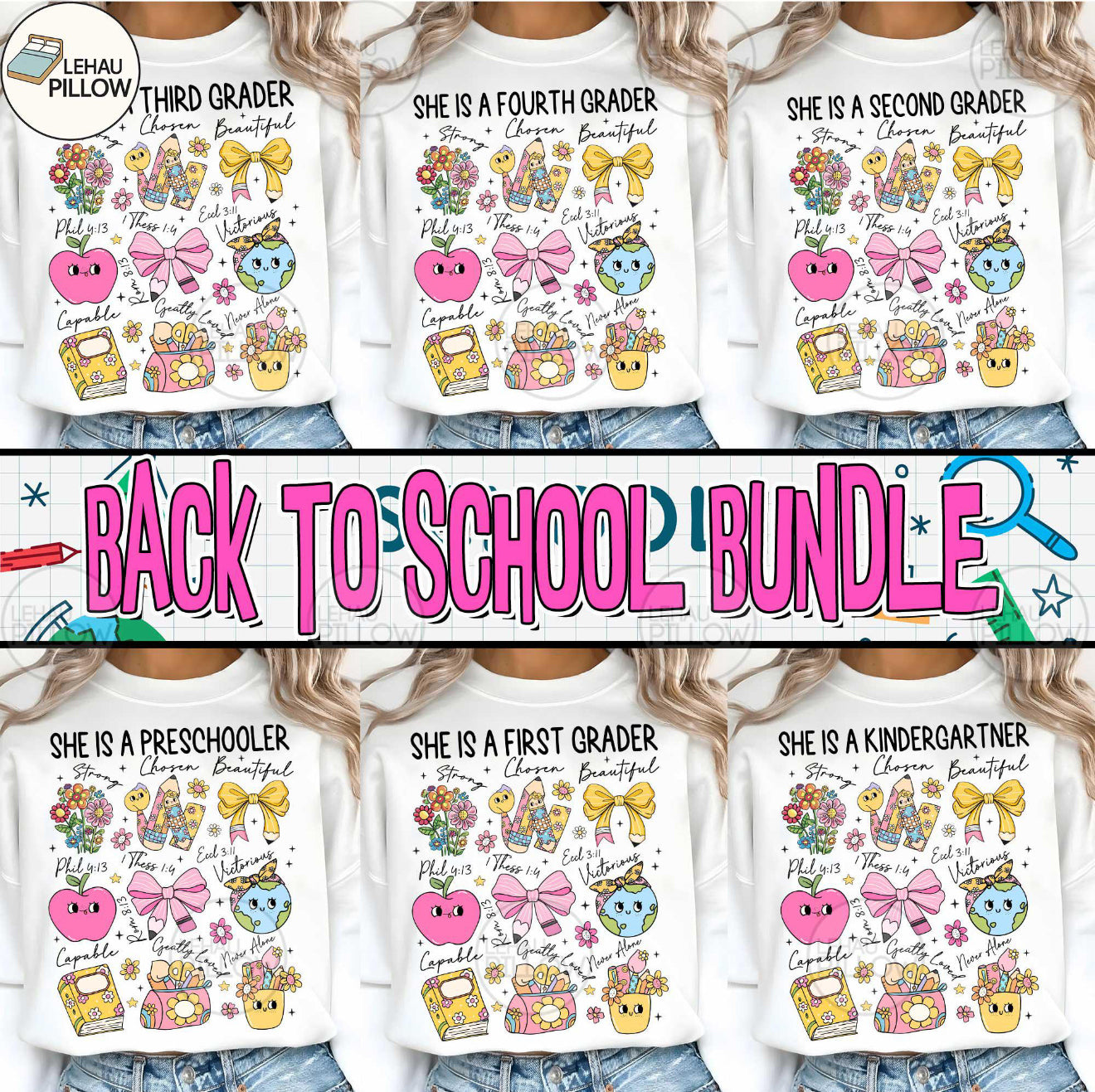 She Is Back To School Grade Collection