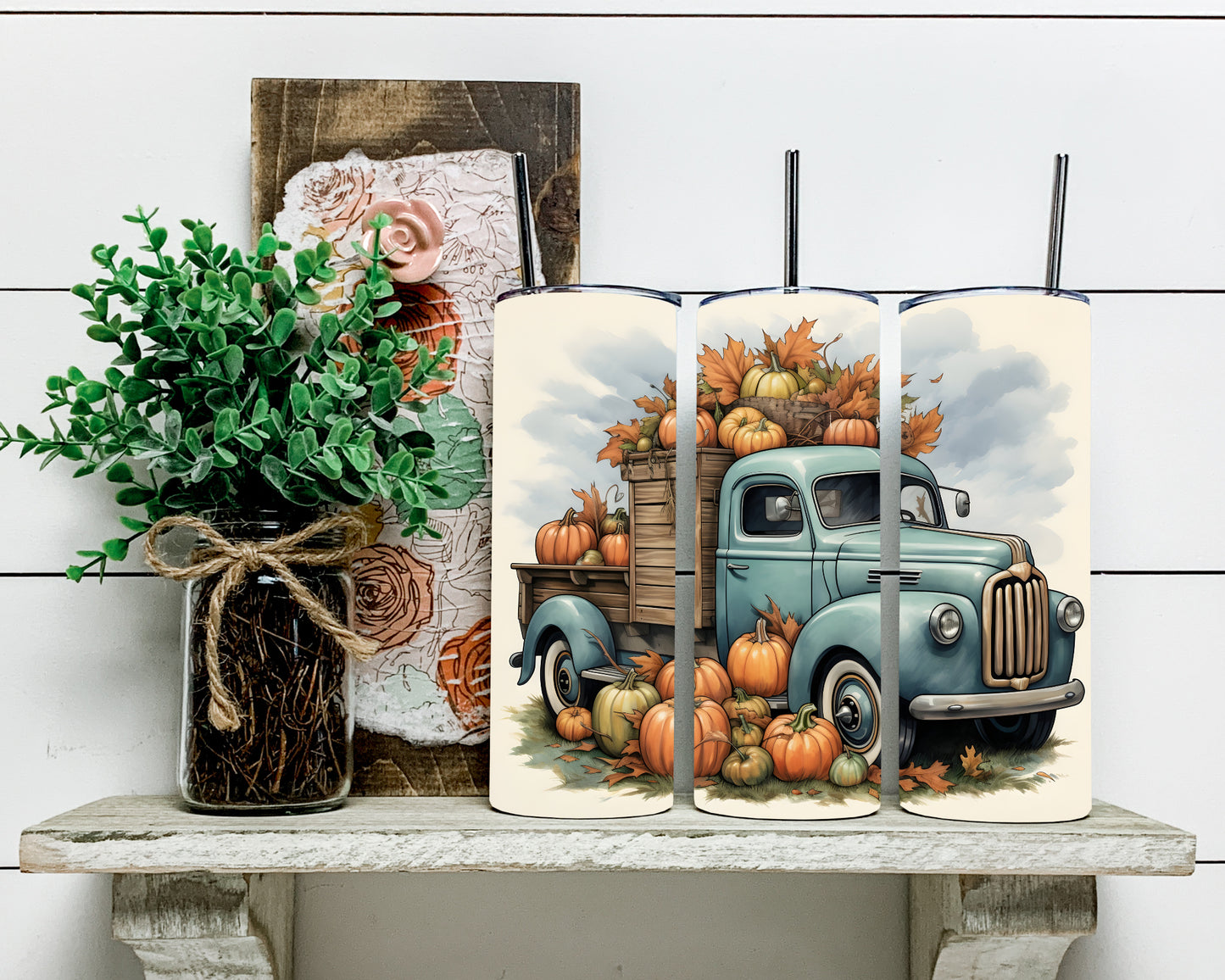 Pumpkins Pumpkins Pumpkins Sublimation Tumbler