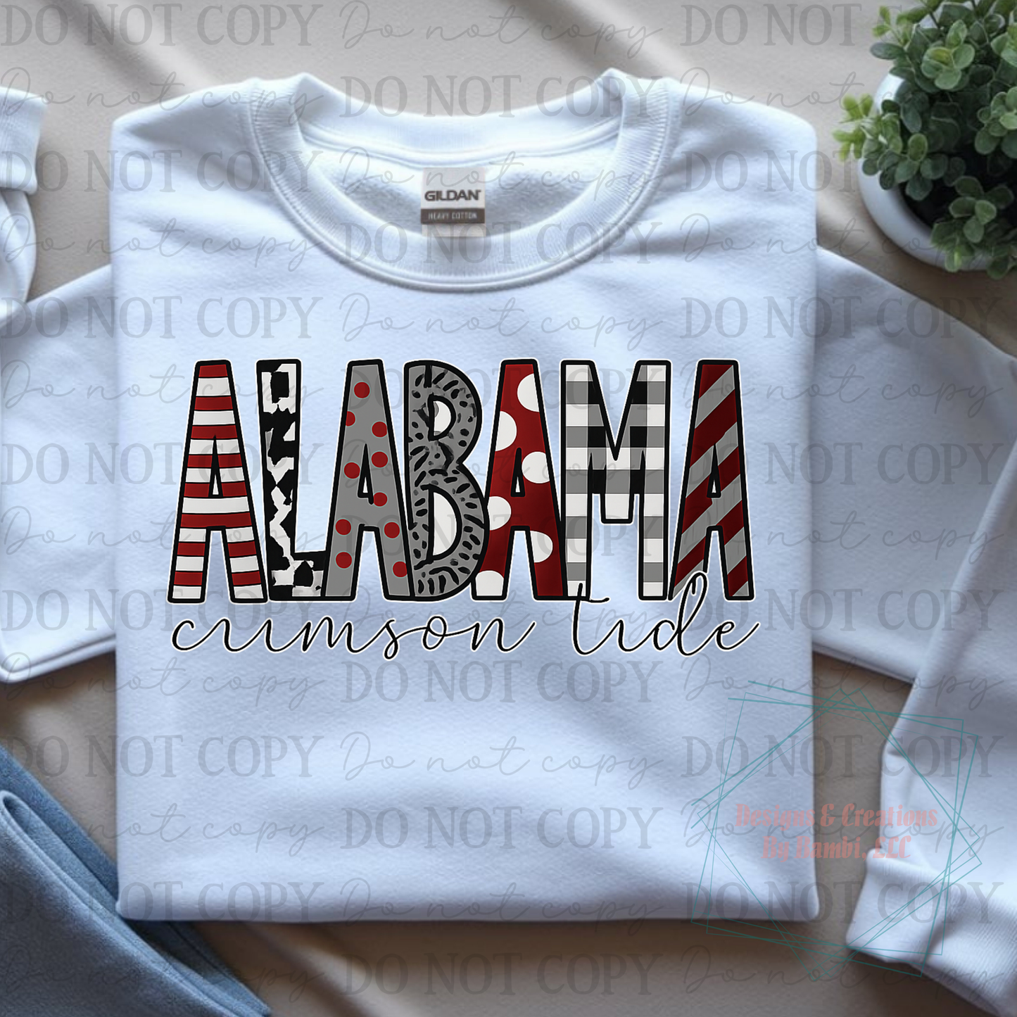 Alabama in Multipatterns Crimson Tide