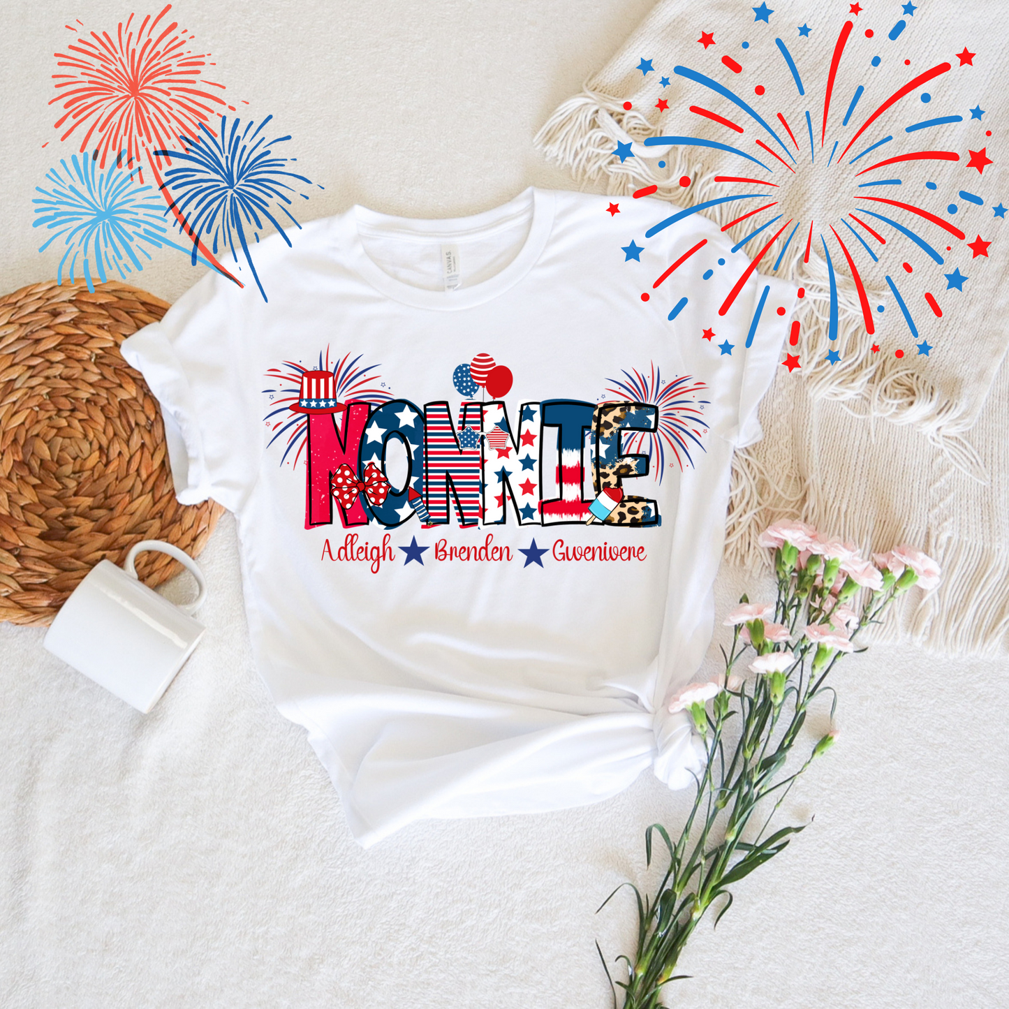 Custom Patriotic Name- Adult