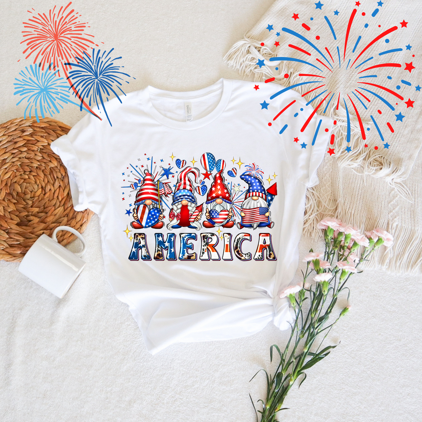 Patriotic America Gnomes