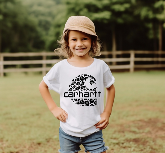 Black and Grey Leopard Carhartt