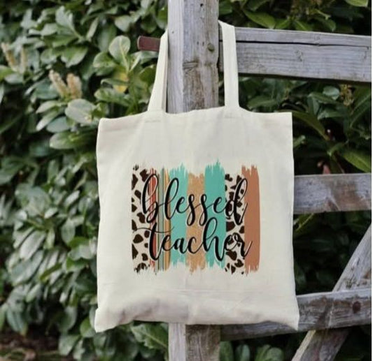 Blessed Teacher Book Bag