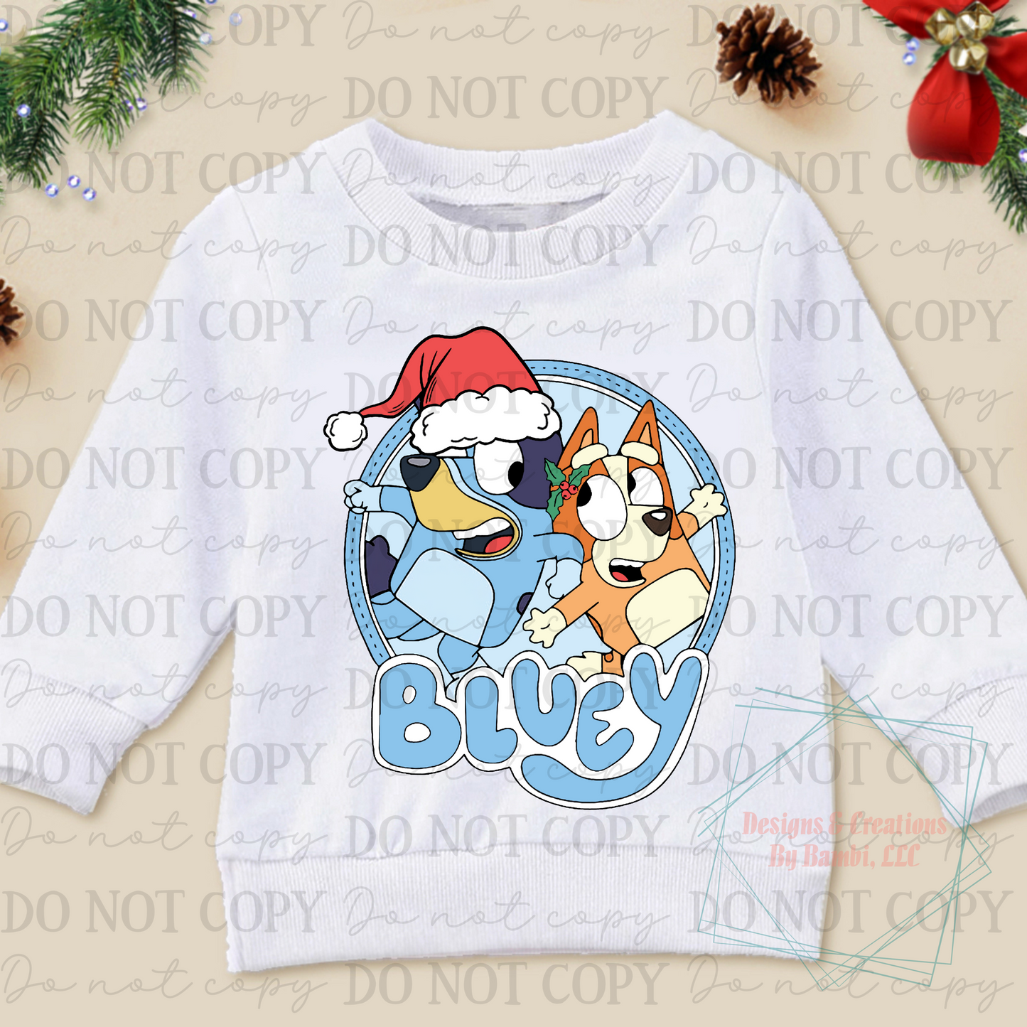 Blue and Bingo Christmas