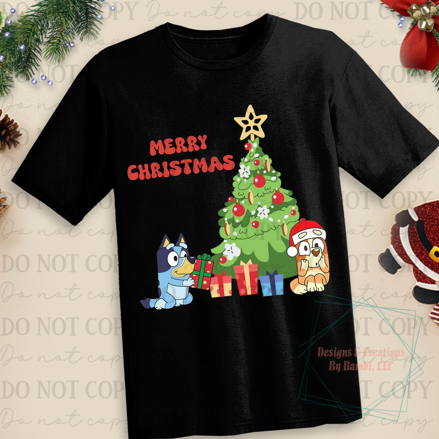 Bluey Merry Christmas