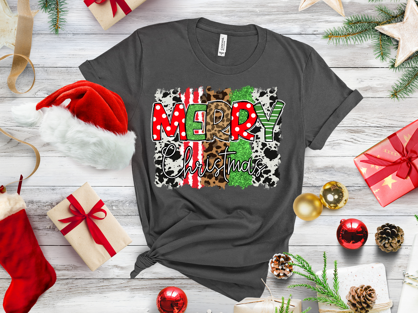 Brushstroke Merry Christmas