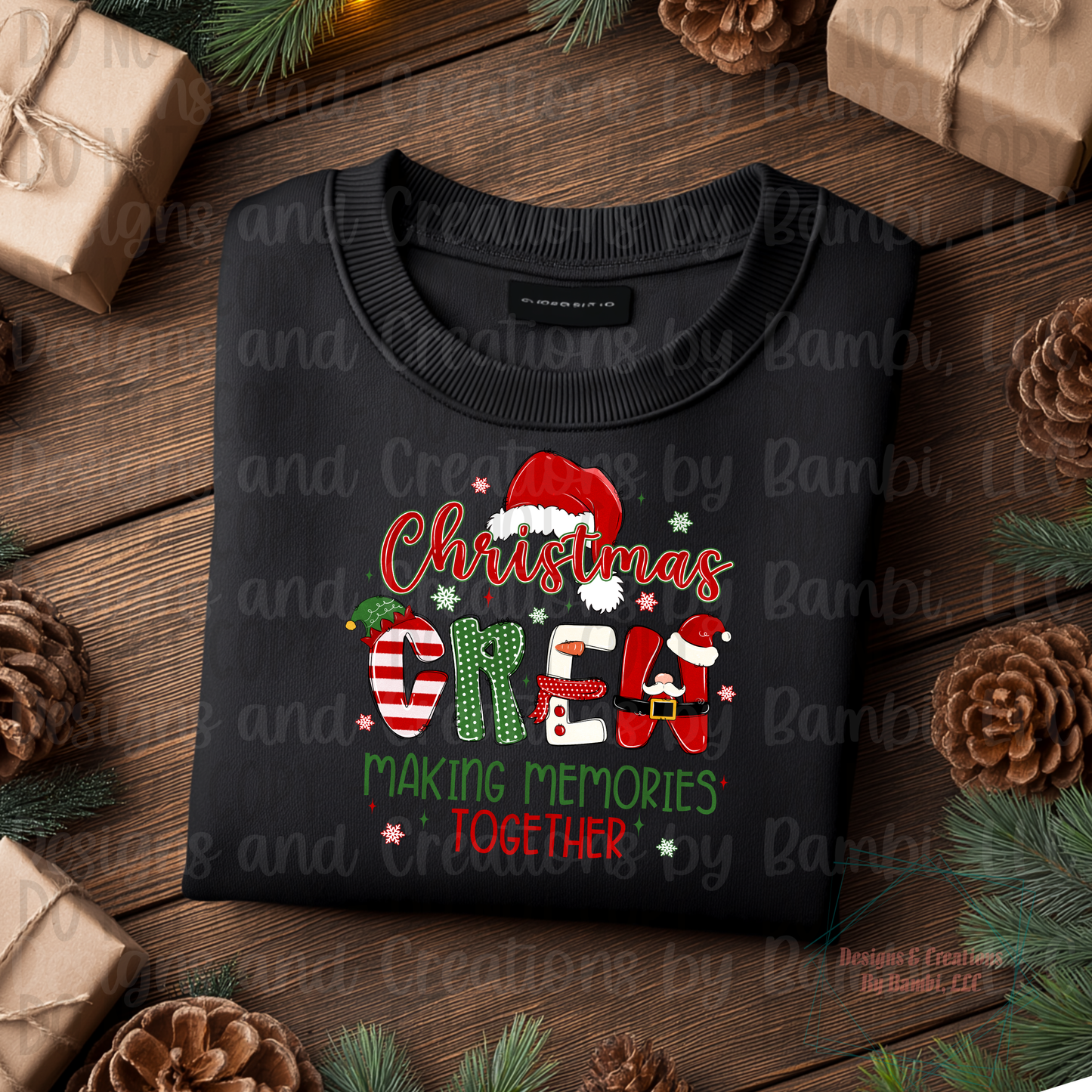 Christmas Crew Making Memories Together