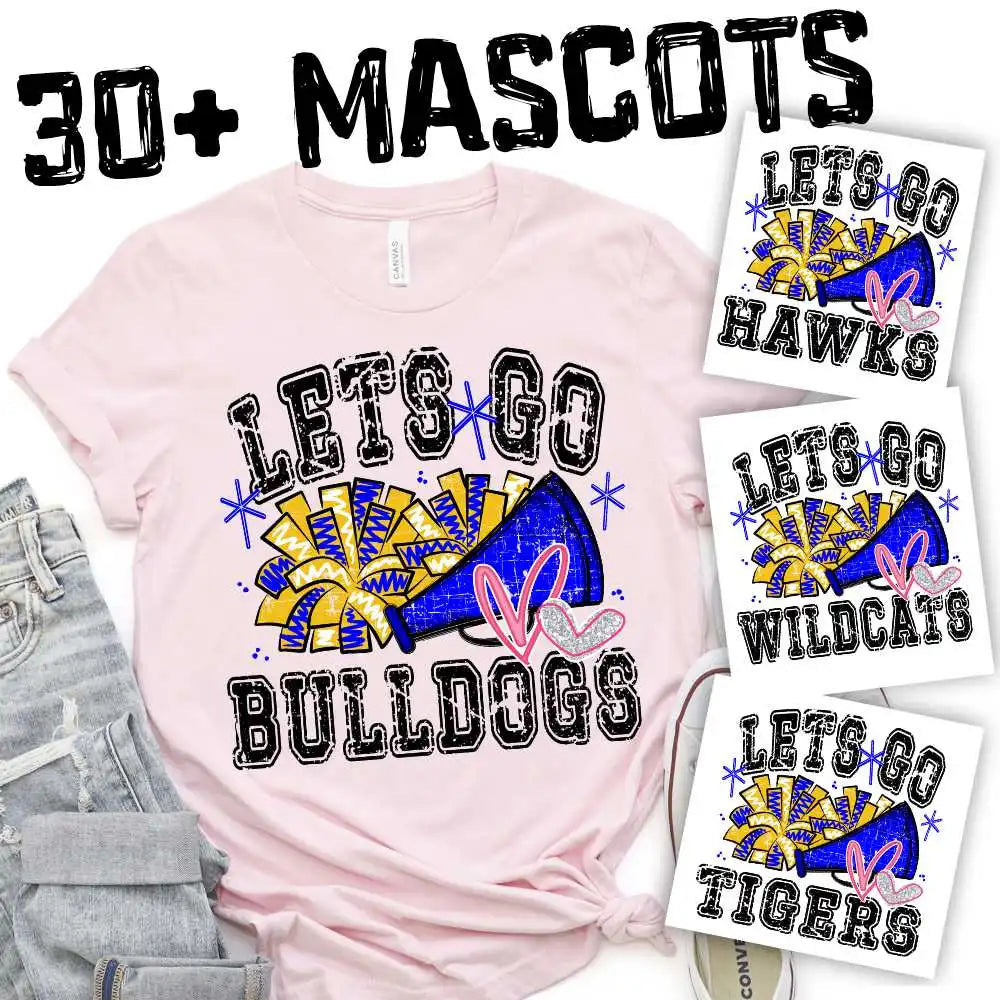 CUSTOM Mascot Megaphone and Pompoms Collection
