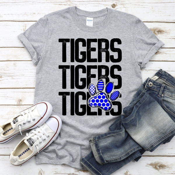 CUSTOM Mascots Stacked with Pawprint Collection