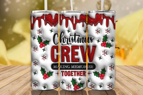 Christmas Crew Making Memories Together Sublimation Tumbler