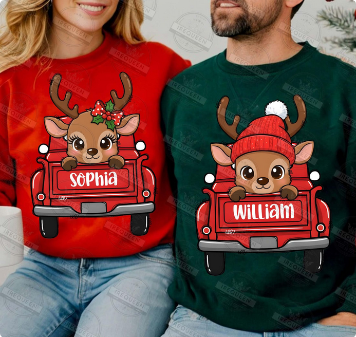 Personalization Reindeer Christmas Collection 1