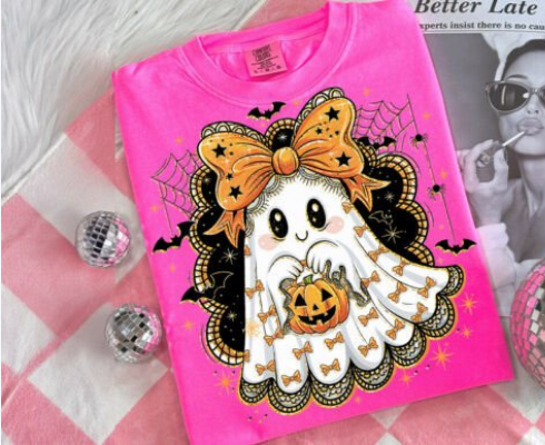 Cute Ribbon Ghost Halloween