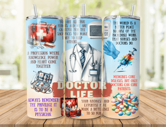 Doctor Life Essentials Sublimation Tumbler
