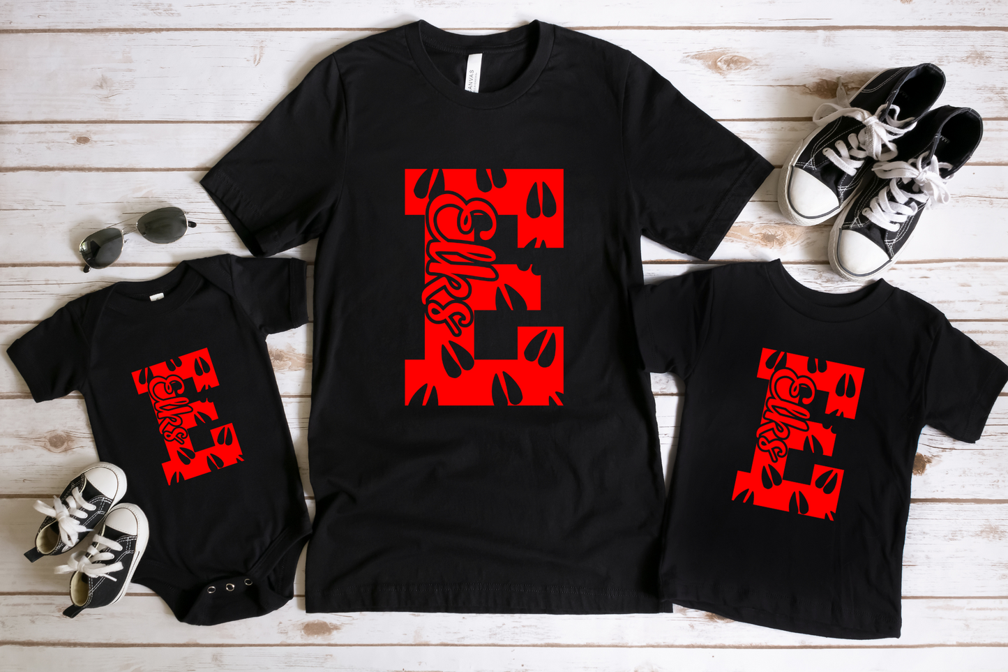 E is for Elks with Prints