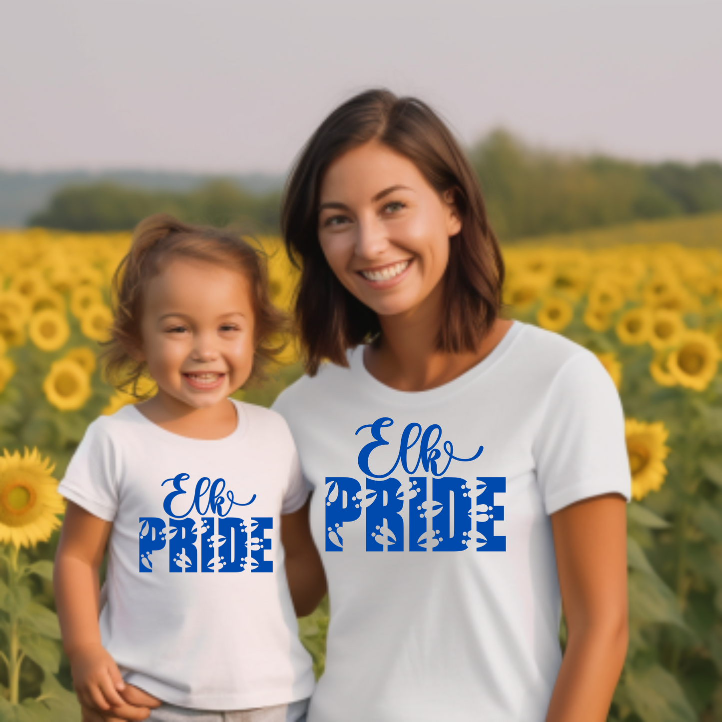 Elk Pride in Blue Ink