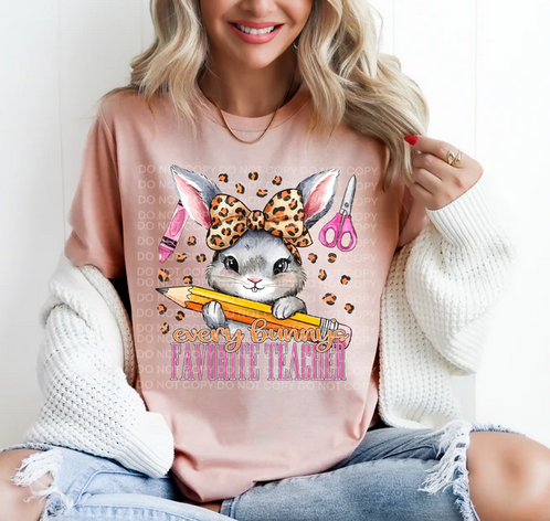 Every Bunny's Favorite Teacher with Leopard