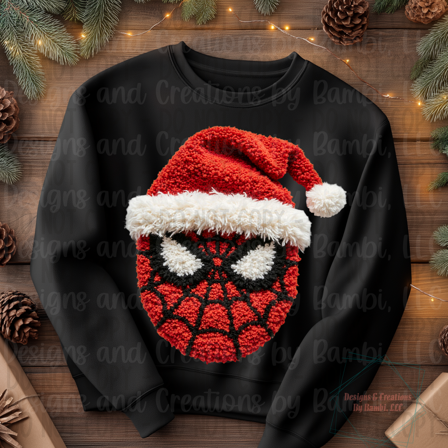 Faux Knit Festive Spidey