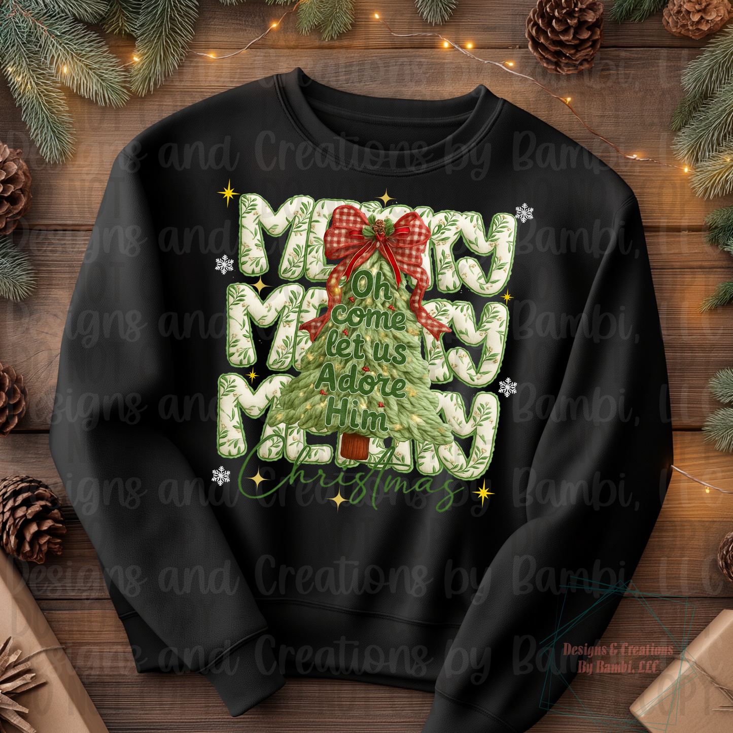 Faux Yarn Oh Come Let Us