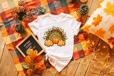 Fall and Pumpkin Rainbow