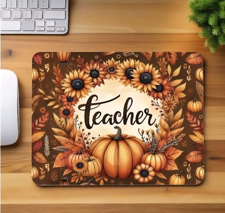 Fall Themed Teacher Mouse Pad