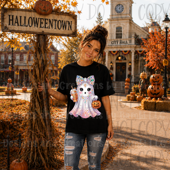 Faux Sequin Holographic Ghost