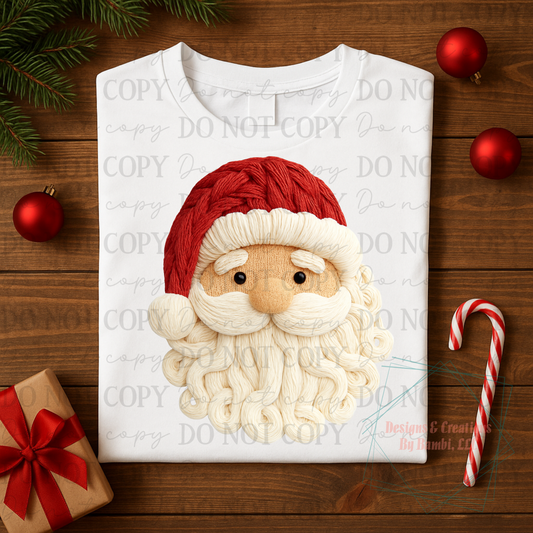 Faux Yarn Santa 15