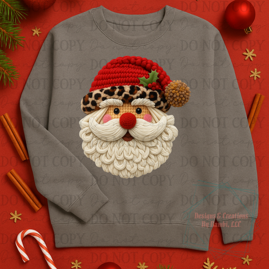 Faux Yarn Santa 2