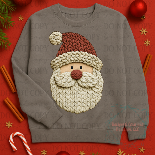 Faux Yarn Santa 3