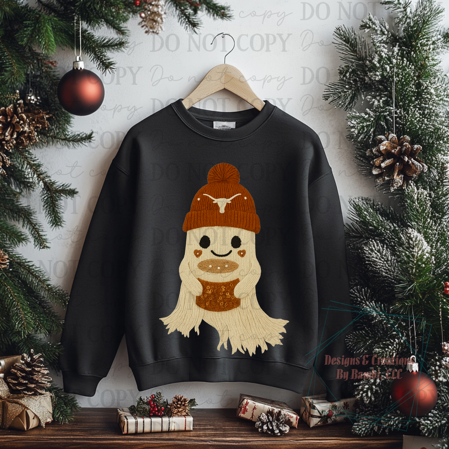 Faux Yarn Texas Ghost