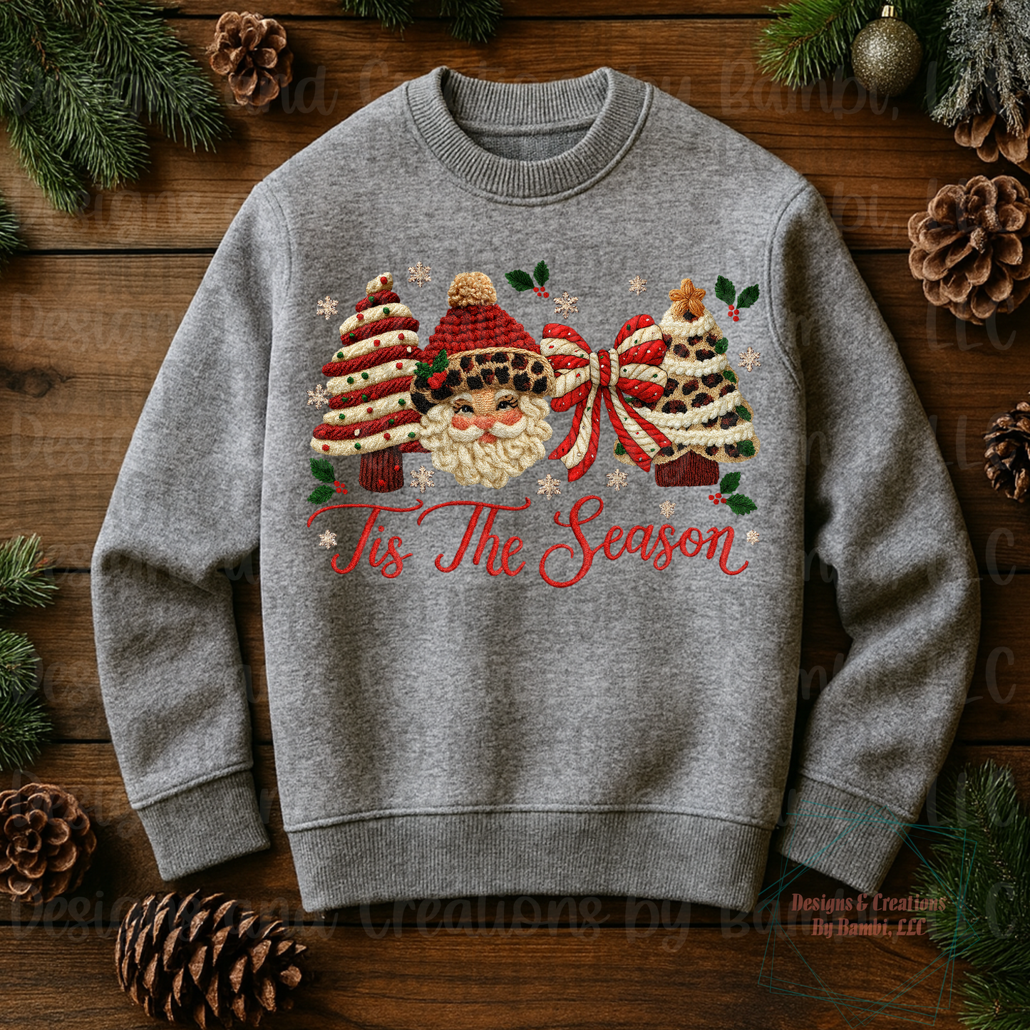 Faux Yarn Tis The Season Version 1