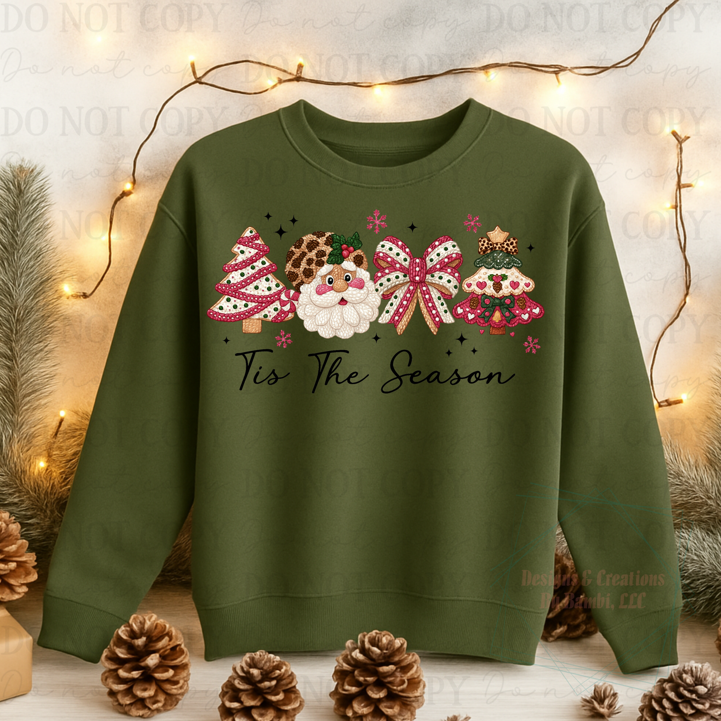 Faux Yarn Tis The Season Version 3