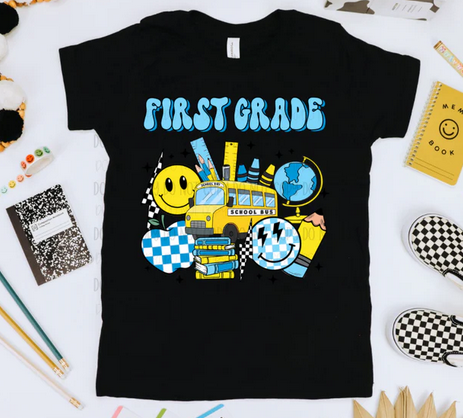 Blue Retro Collage Grades Collection
